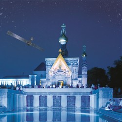 Eine Nacht in Blau / Bild: Darmstadt Marketing/Rüdiger Dunker, ESA