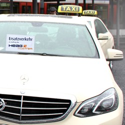 Taxis für die Kunden der HEAG mobilo / Bild: HEAG mobilo GmbH