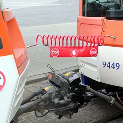 HEAG mobilo testet neue Barriere an Straßenbahnkupplung / Bild: HEAG mobilo GmbH